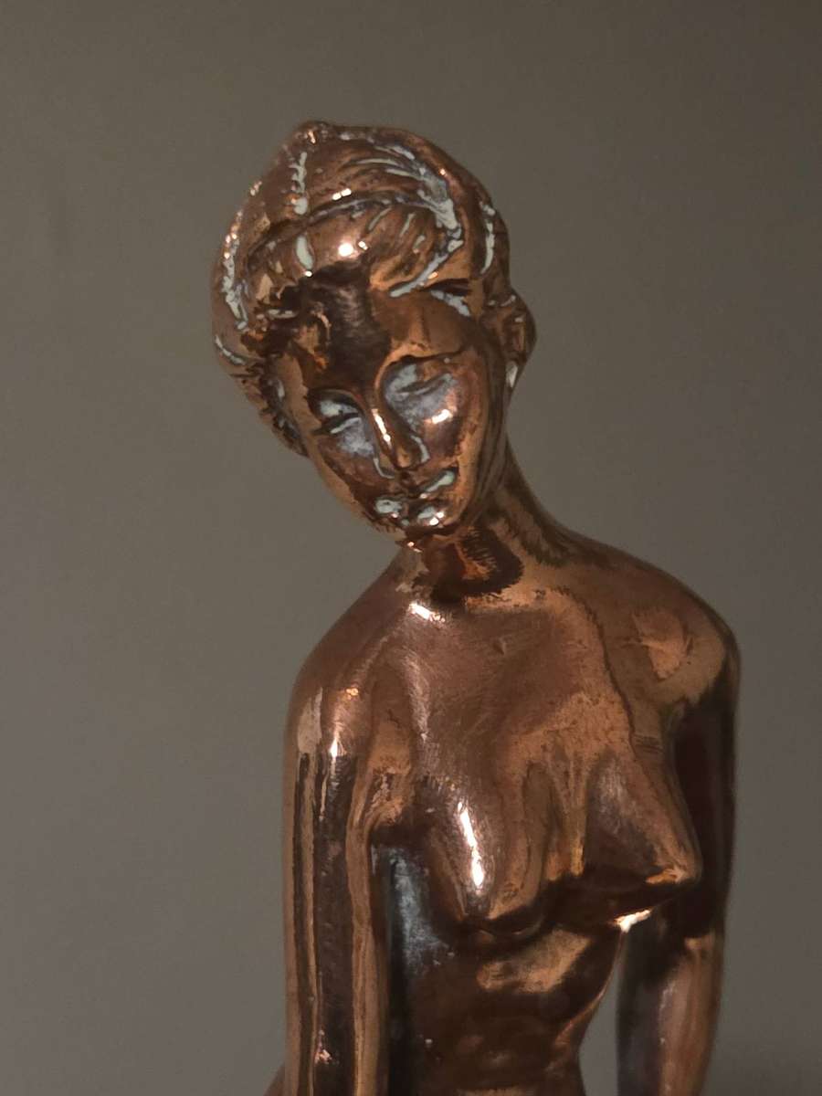 Bronze sculpture of a female figure Height - 24cm