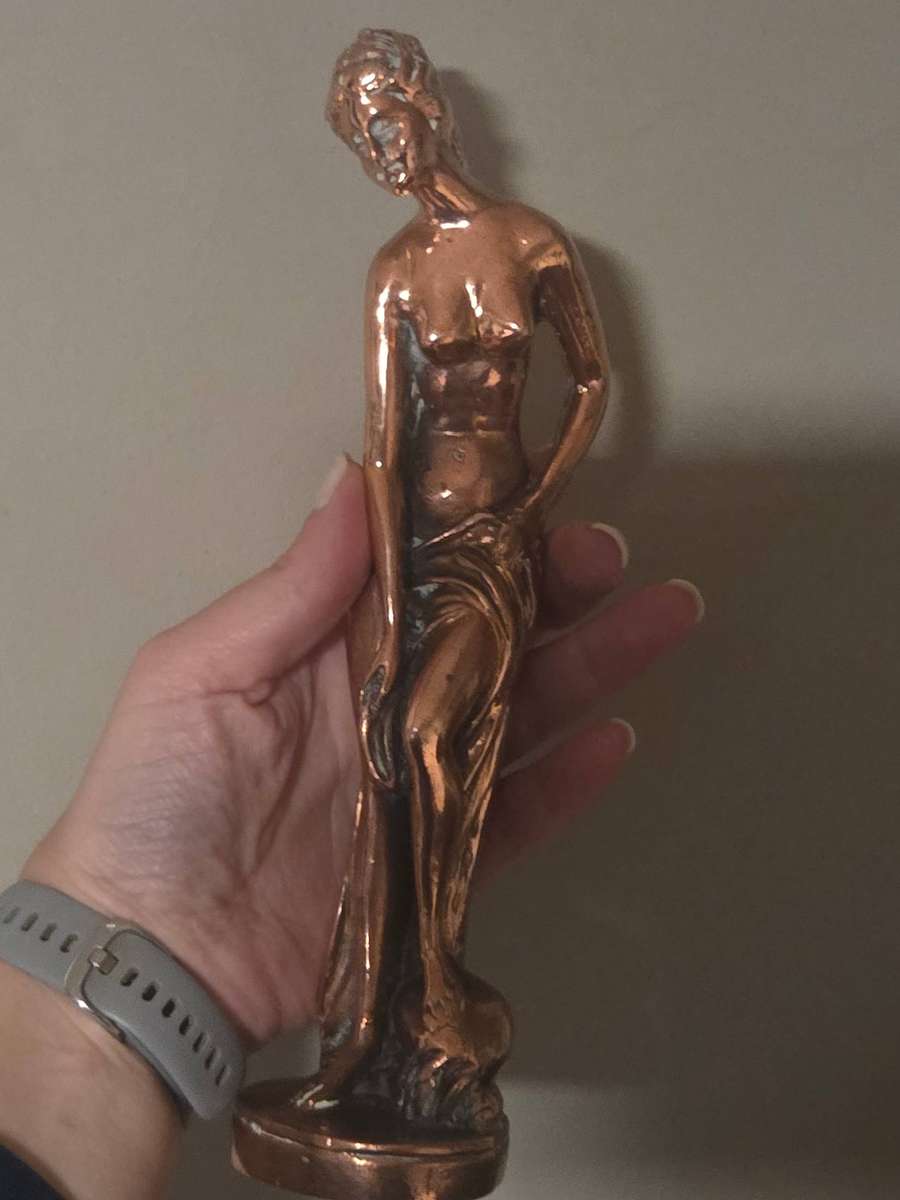 Bronze sculpture of a female figure Height - 24cm