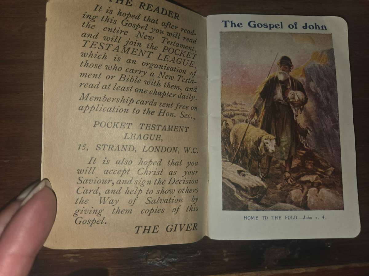 Small book - The Pocket Pictorial Gospel of John