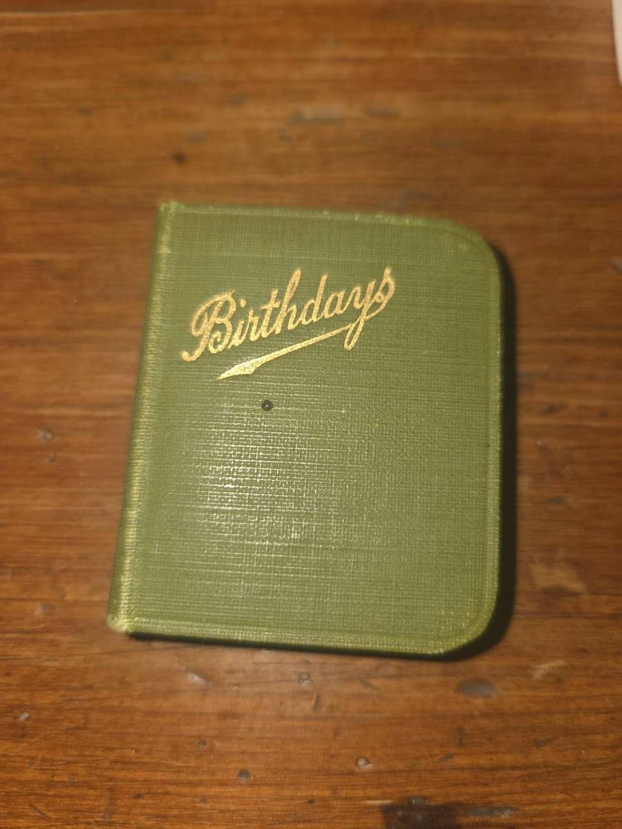 Collectible tiny vintage Birthday book with Poetical works of Burns, Shakespeare, Tennyson, etc.