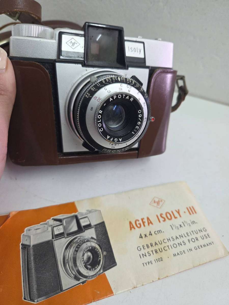 Vintage Agfa Isoly III Camera - Made in Germany - Not tested selling AS IS