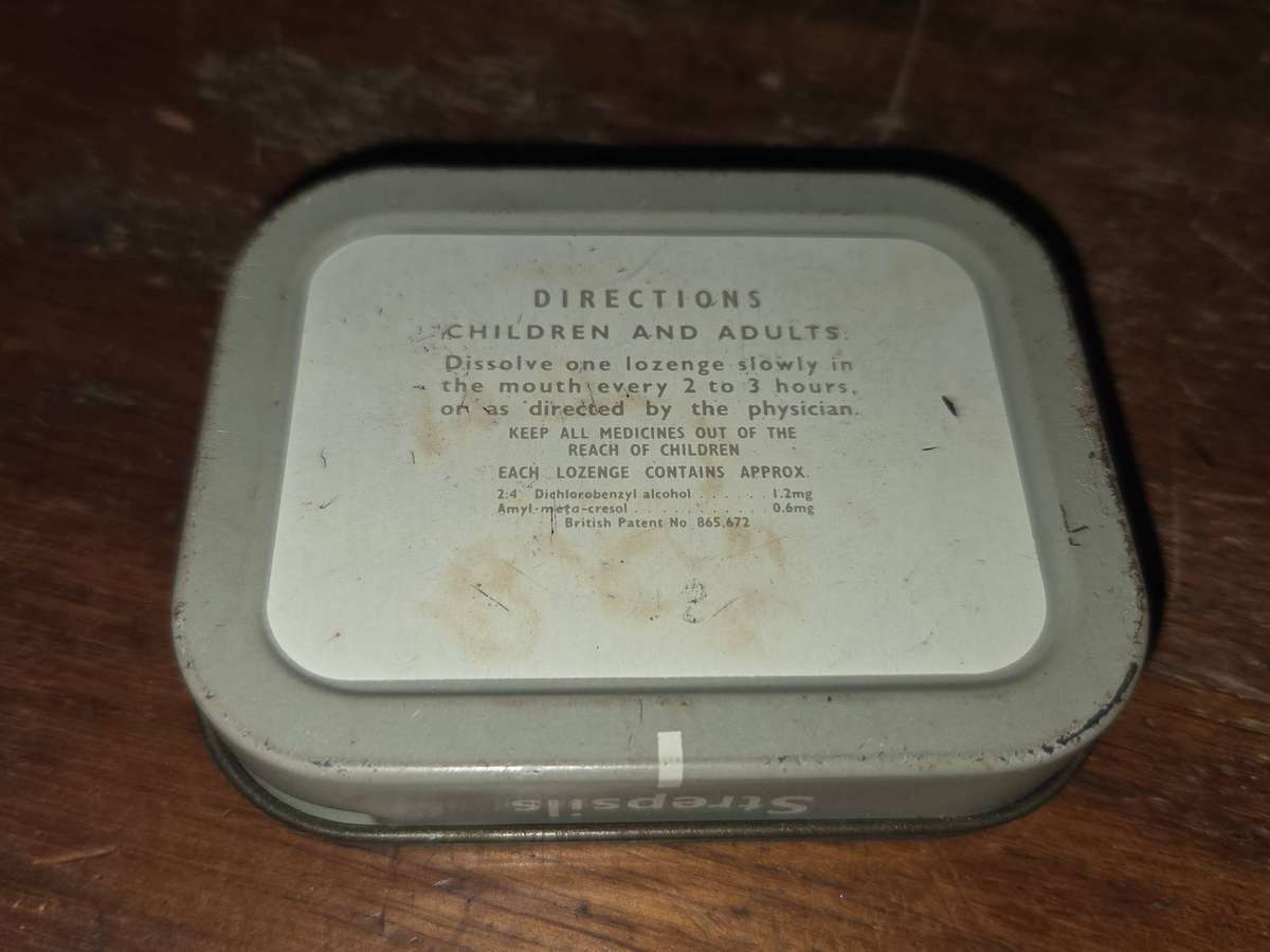 Vintage Strepsils Tin