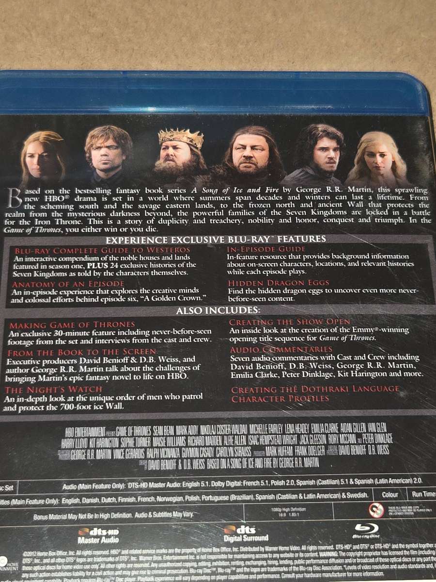 Game of Thrones - Blu-Ray - Complete First Season