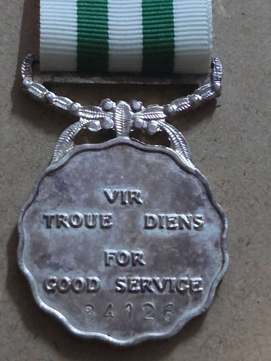 SADF Good Service Medal