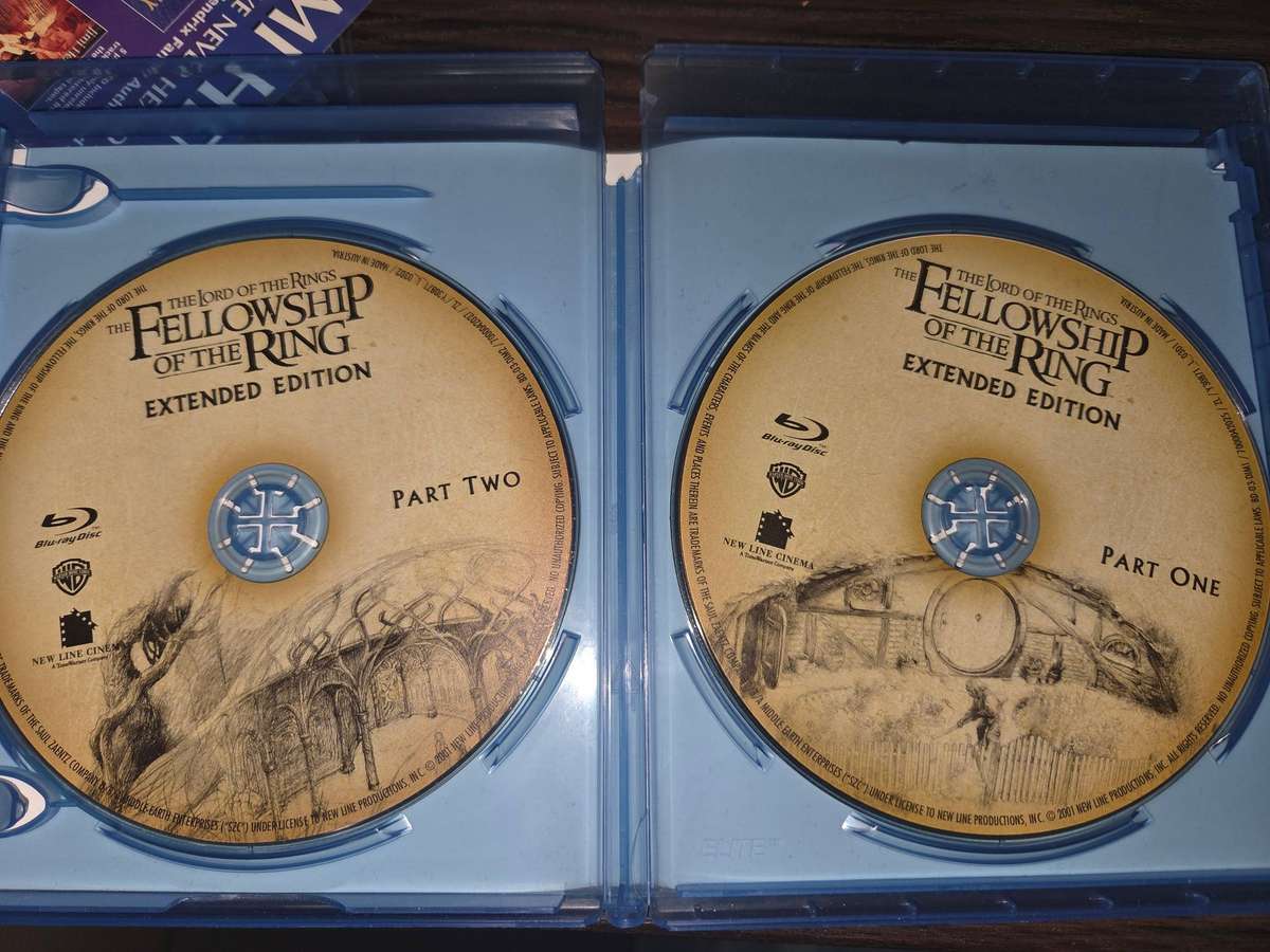Blu-Ray - The Lord of The Rings - The Fellowship of the Ring - Extended Edition - 2 Disc Set