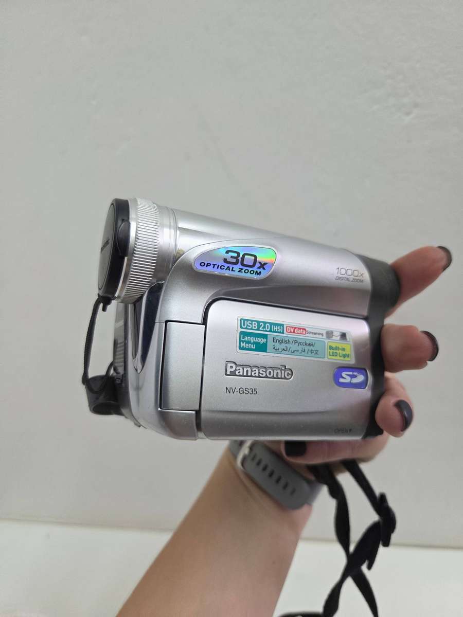 Panasonic NV-GS35 Video Camera - Not tested - No battery - Selling As Is for parts or restoration