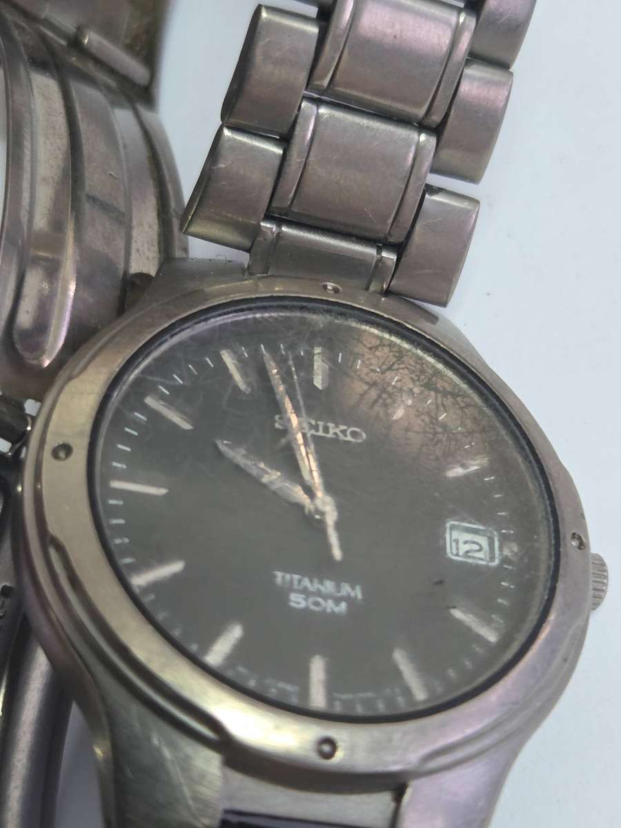 Vintage Seiko 50M Titanium Watch