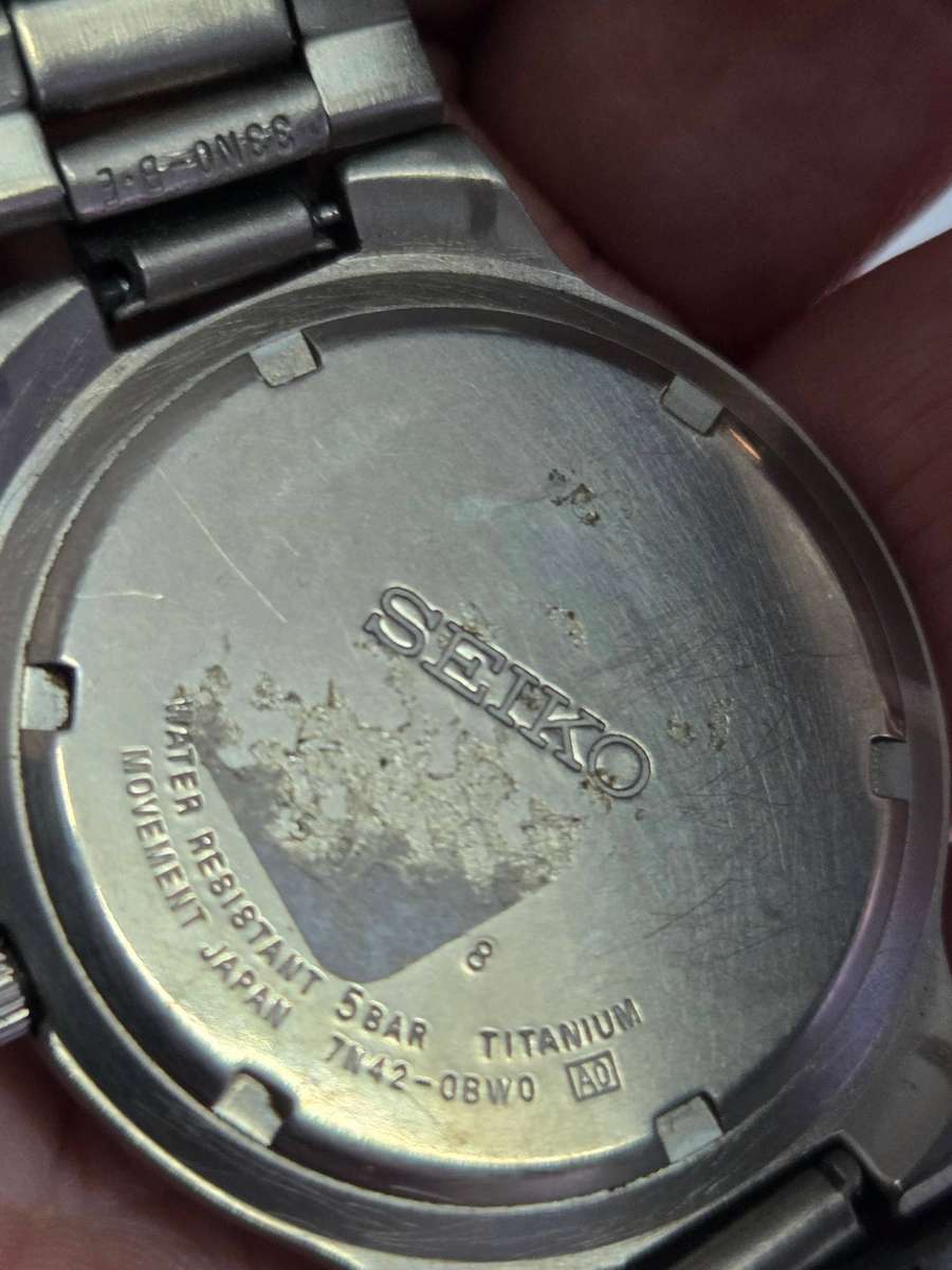 Vintage Seiko 50M Titanium Watch