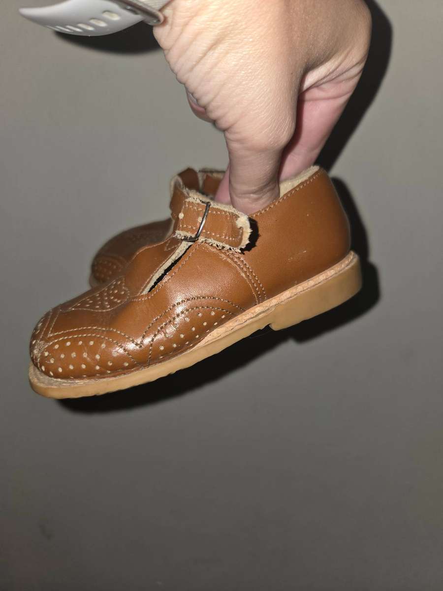 The cutest Vintage Leather Baby Shoes