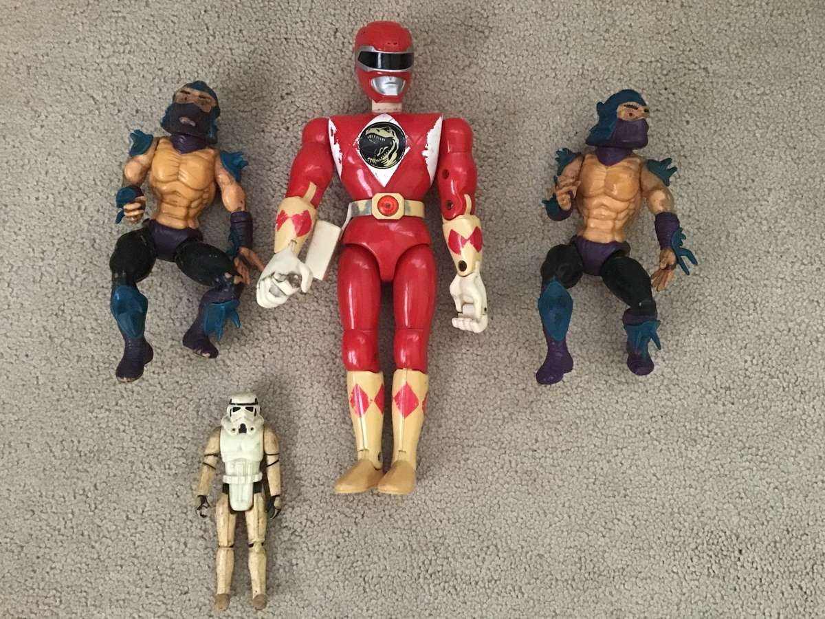 Star Wars Power Rangers Ninja Turtles figure bundle