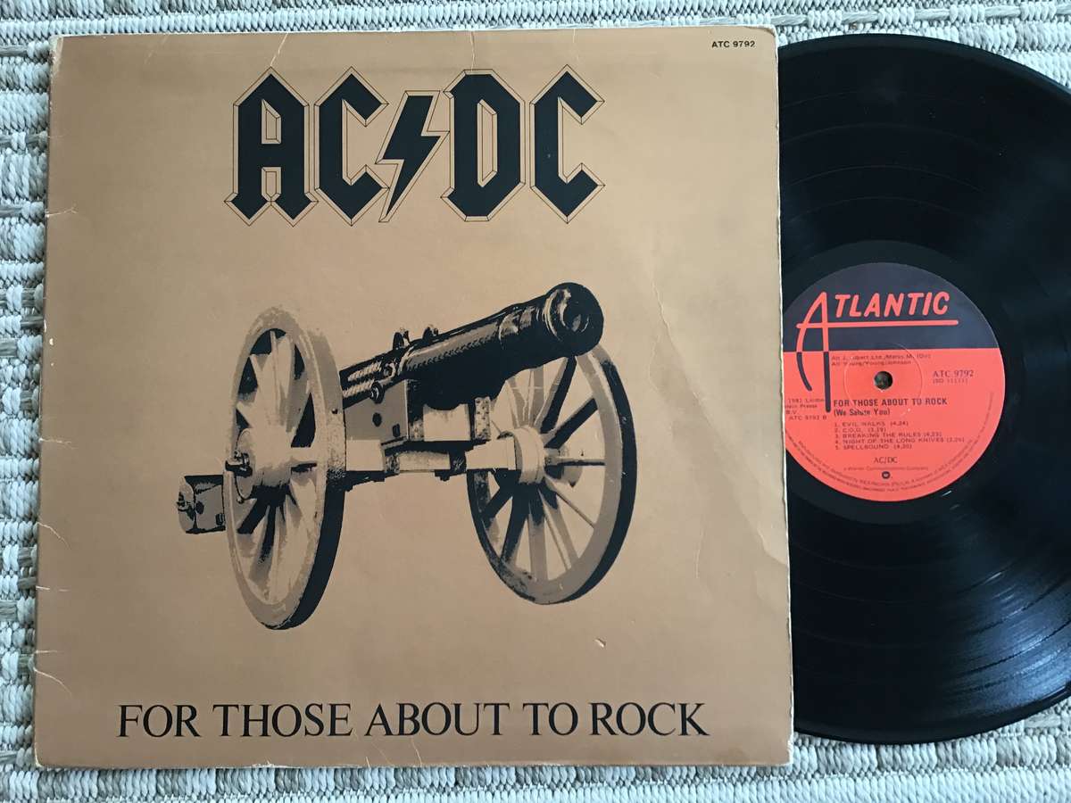 AC/DC For Those About To Rock Lp