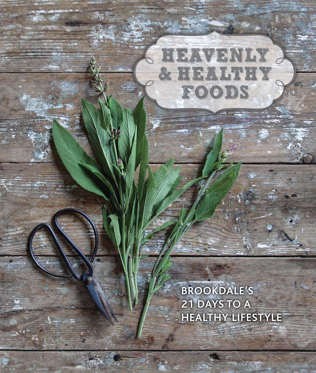 Books: HEAVENLY & HEALTHY FOODS - BROOKDALES 21 DAYS TO A HEALTHY LIFESTYLE by Juliet Stephenson