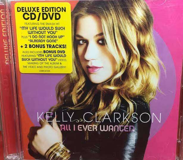 MUSIC CD: Kelly Clarkson - All I Ever Wanted (2009) DELUXE EDITION CD/DVD