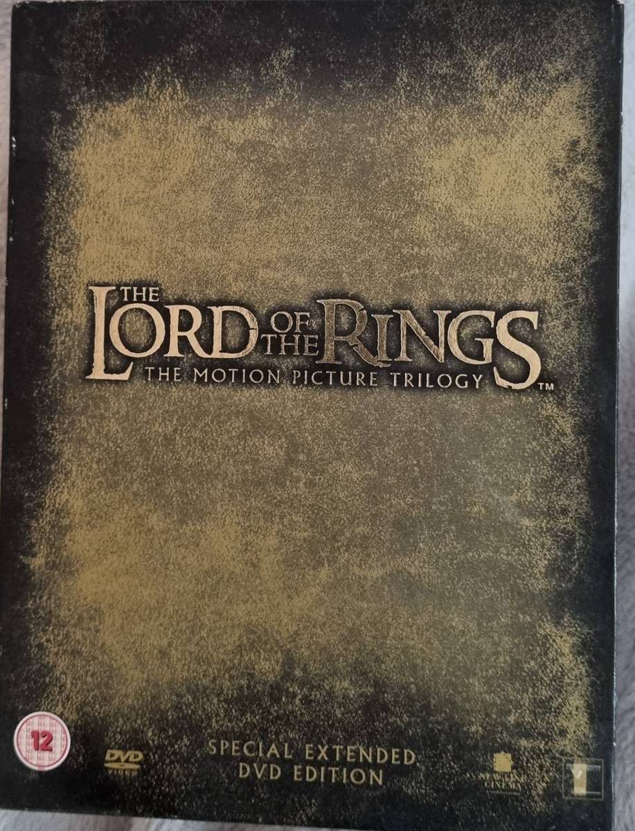 DVD: Lord of The Rings Trilogy Special Extended 12 DVD Edition