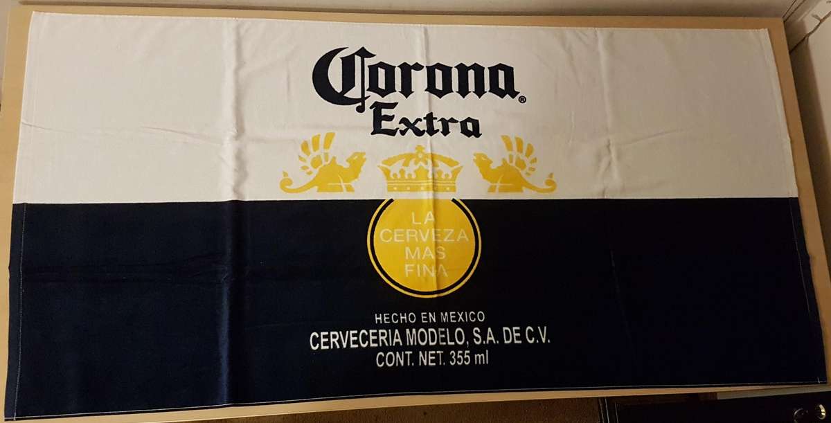 2 x Corona Bath Towls (Bid for Both)