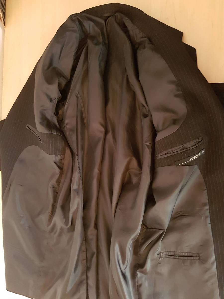 Men's Formal Suit Jacket Black Size XL 44 - 46 New