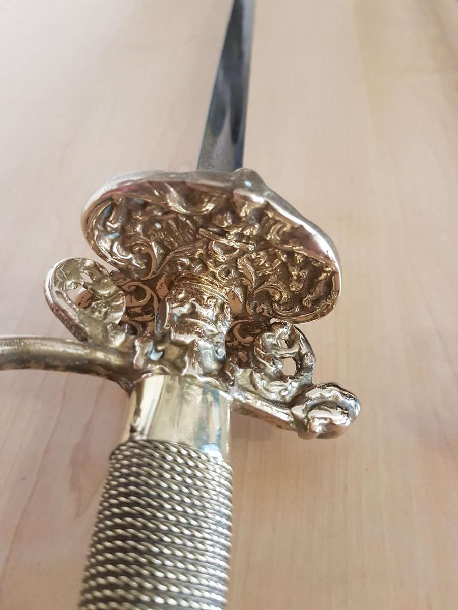 Extremely Rare Pair of 18th Century French Officer's Court Swords