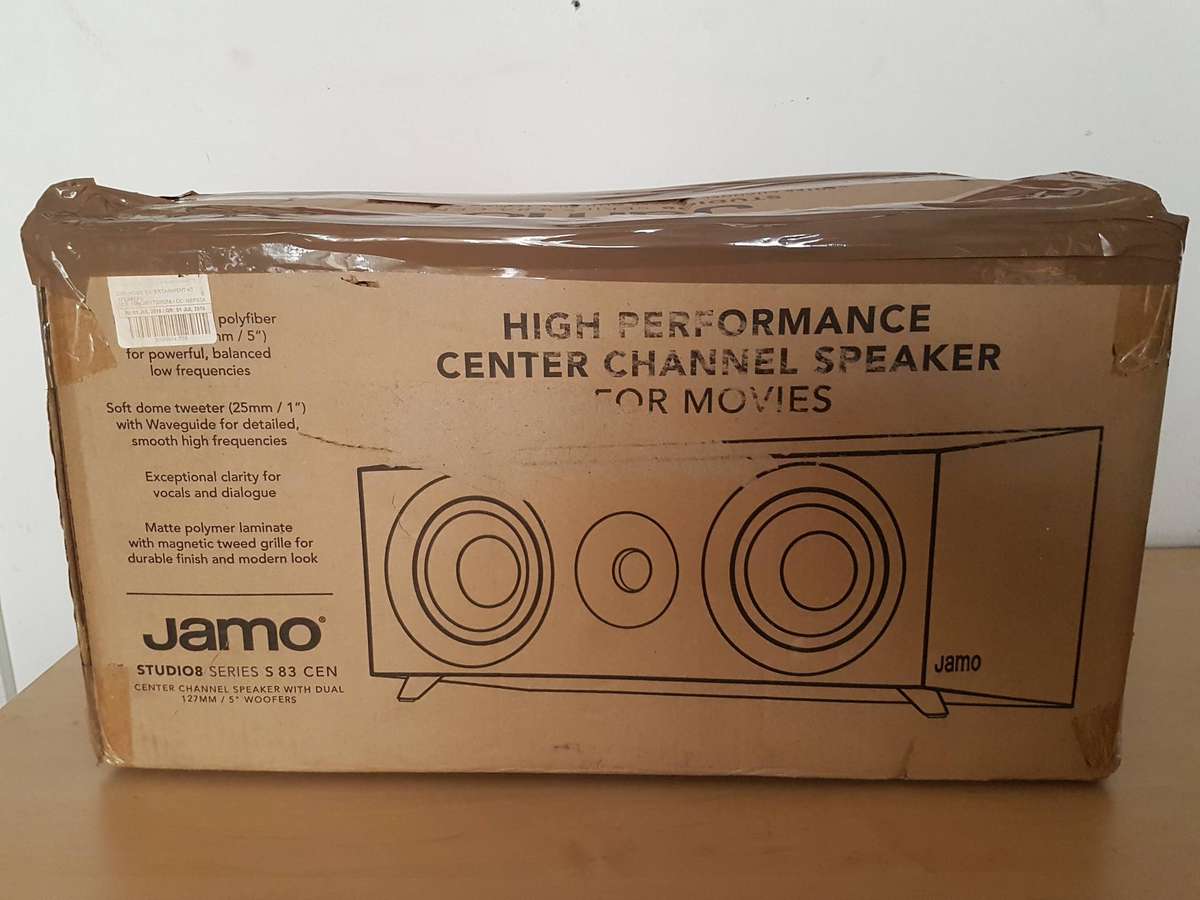Jamo S 83 Center 125W Speaker in Original Box (Like New)