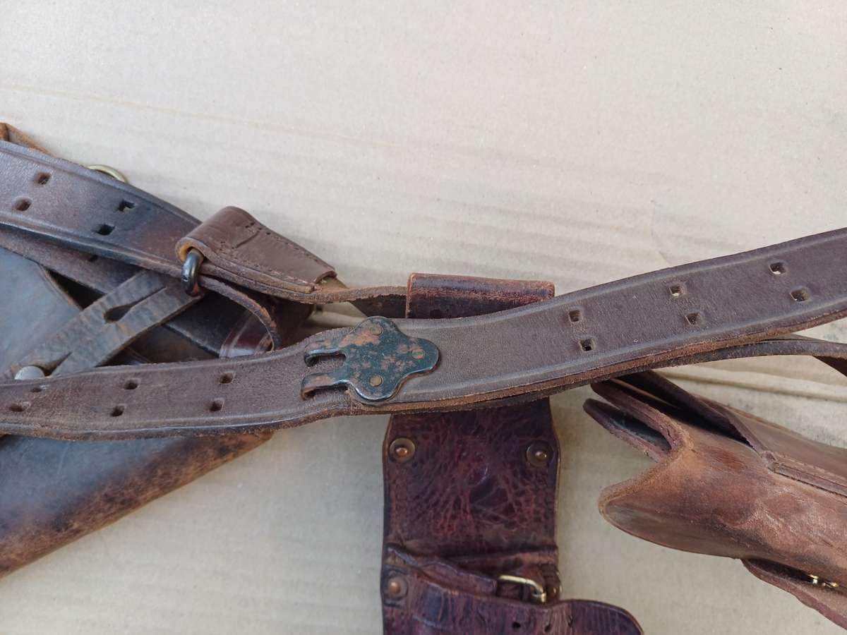 Authentic WWII Era Army Belt and Sling with Attachments (Belt Length 140cm)