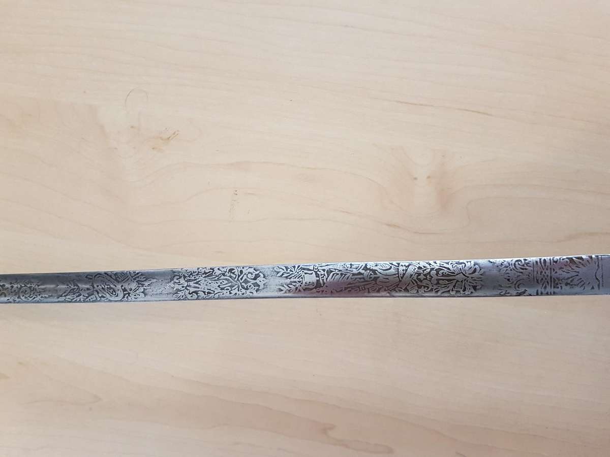 Extremely Rare Pair of 18th Century French Officer's Court Swords