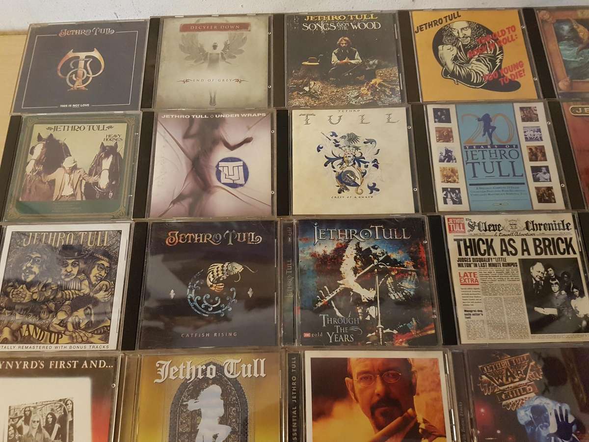 Rock CD Collection Megadeth, Metallica, Kiss, Jethro Tull (60 cd's)