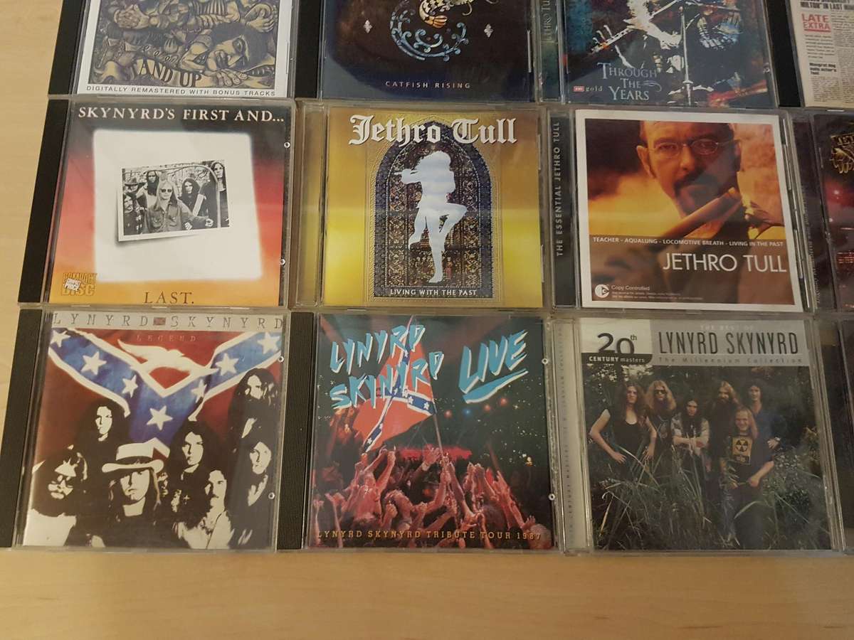 Rock CD Collection Megadeth, Metallica, Kiss, Jethro Tull (60 cd's)