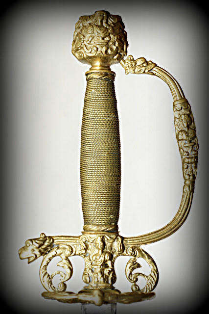 Extremely Rare Pair of 18th Century French Officer's Court Swords