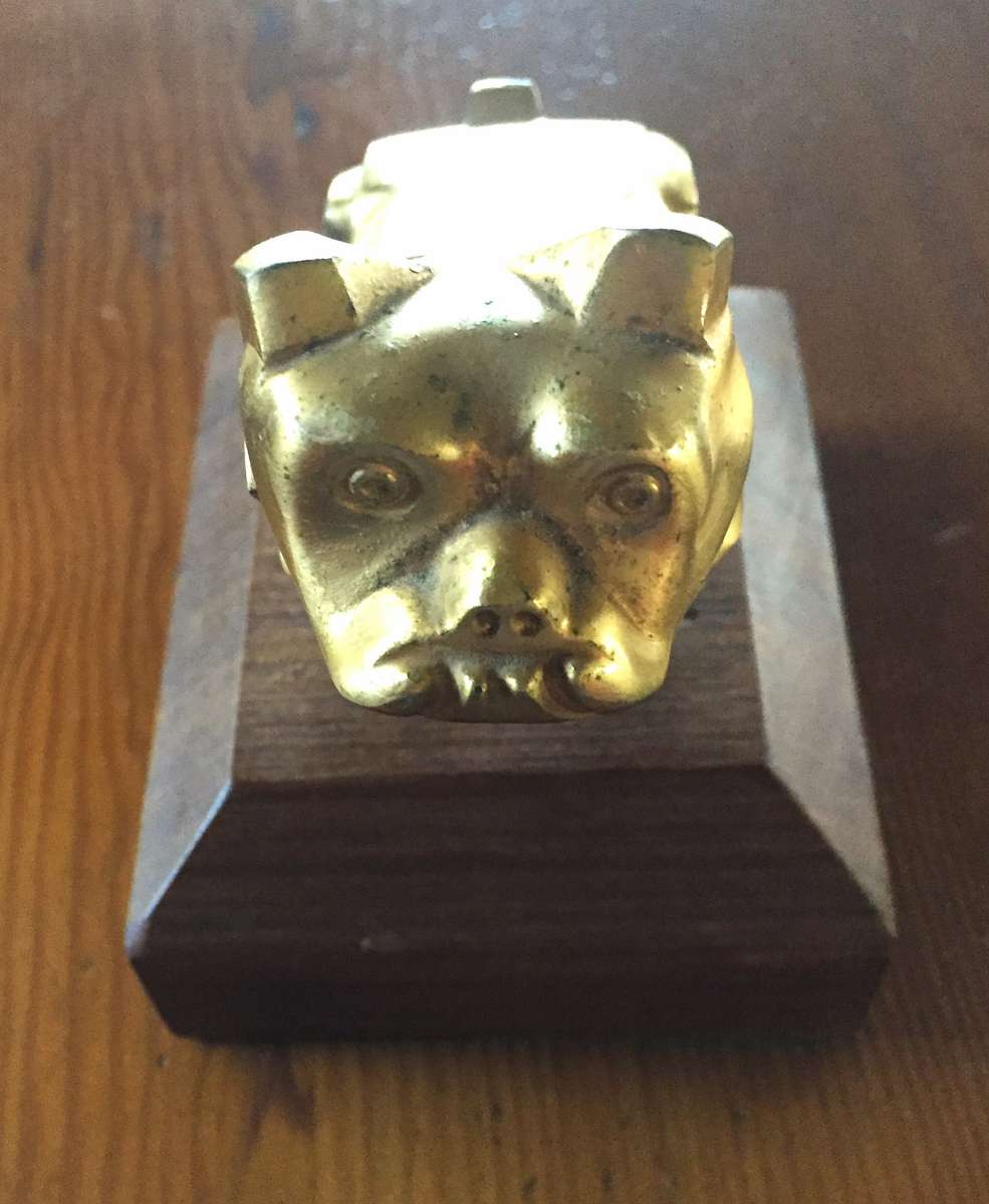 Original Mack Truck Bulldog Hood Emblem - Patent 87931