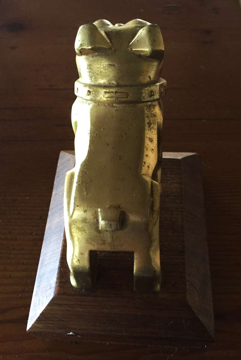 Original Mack Truck Bulldog Hood Emblem - Patent 87931