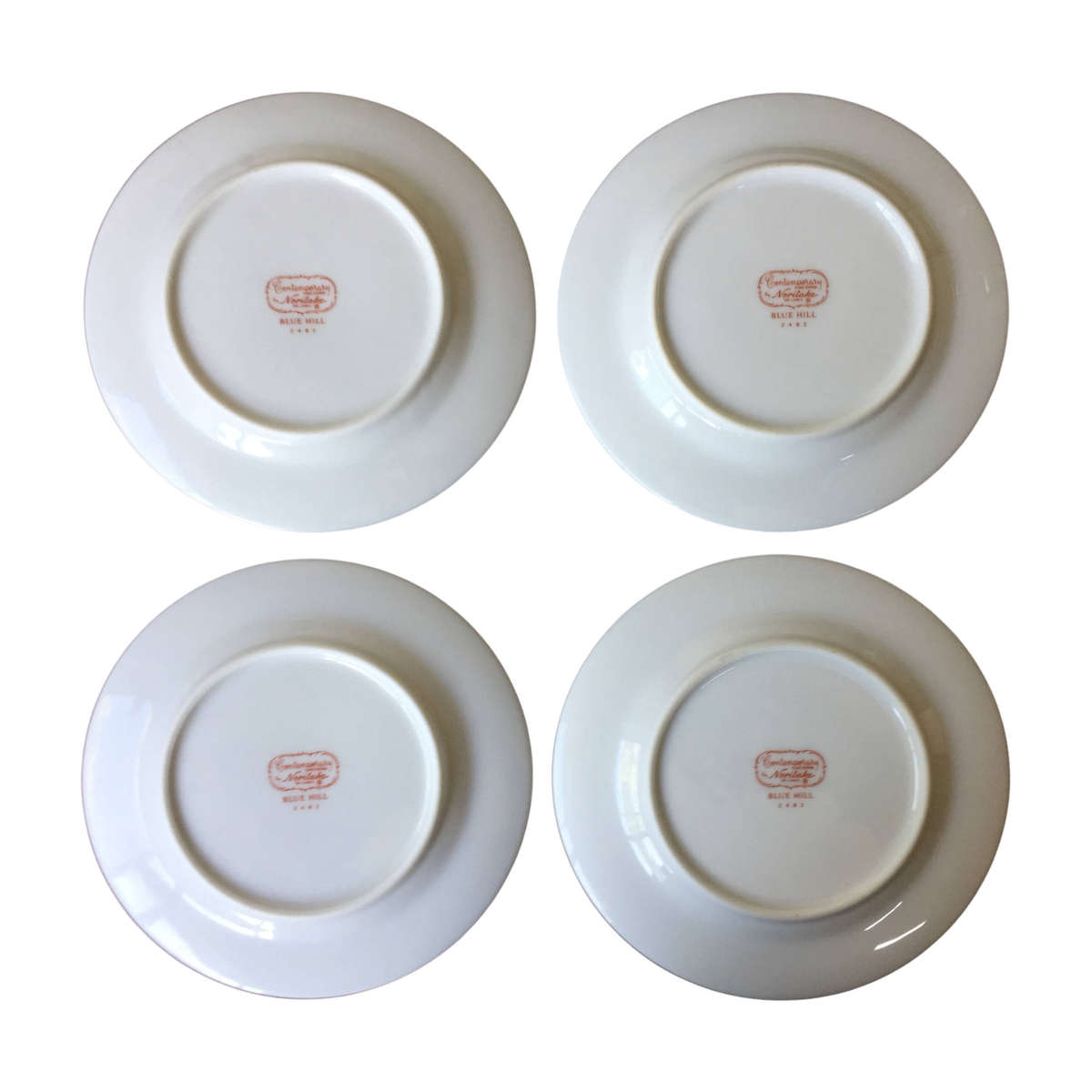 NORITAKE CONTEMPORARY FINE CHINA SRI LANKA - 'BLUE HILL' SIDE PLATES