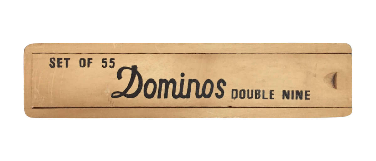 VINTAGE DOMINOES - SET OF 55 / DOUBLE NINE