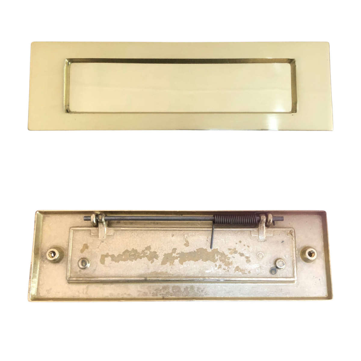 EURO BRASS VICTORIAN LETTER PLATE