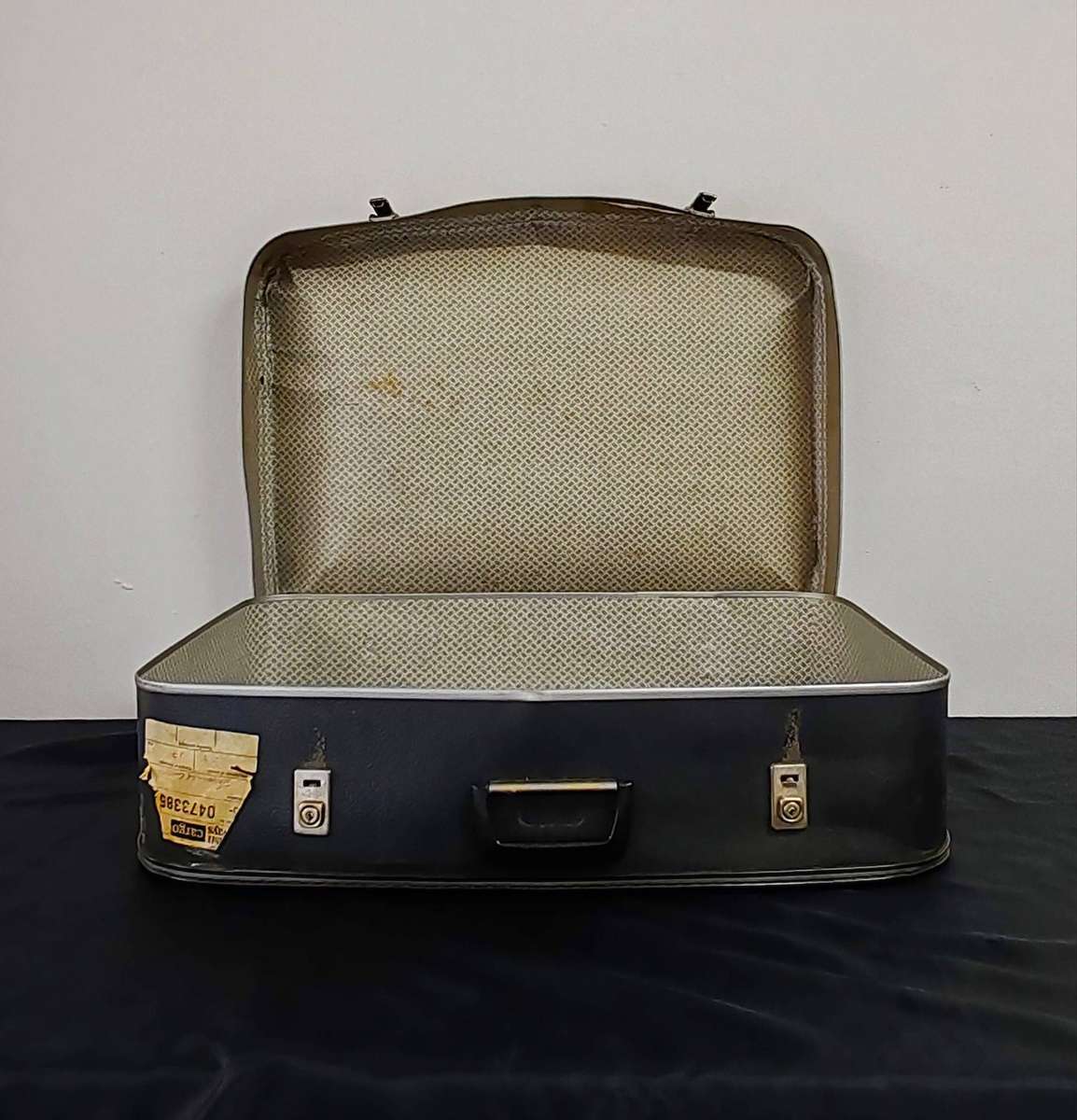 Vintage Black Suitcase