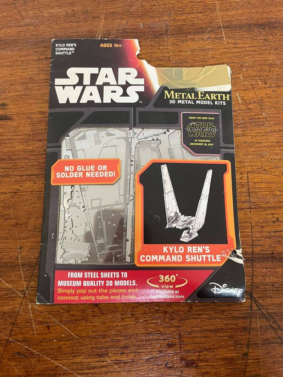 Metal Earth Star Wars Kylo Rens Command Shuttle 3D Model