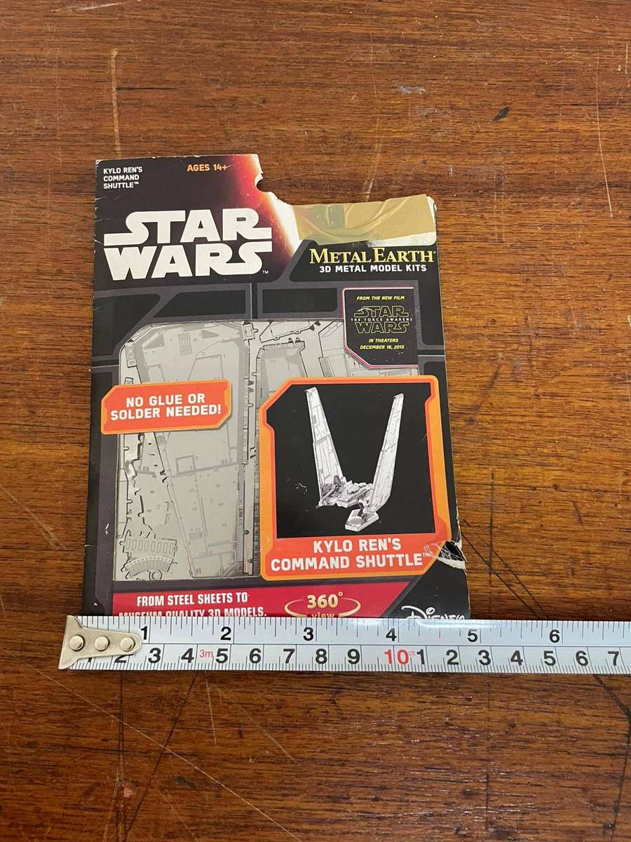 Metal Earth Star Wars Kylo Rens Command Shuttle 3D Model