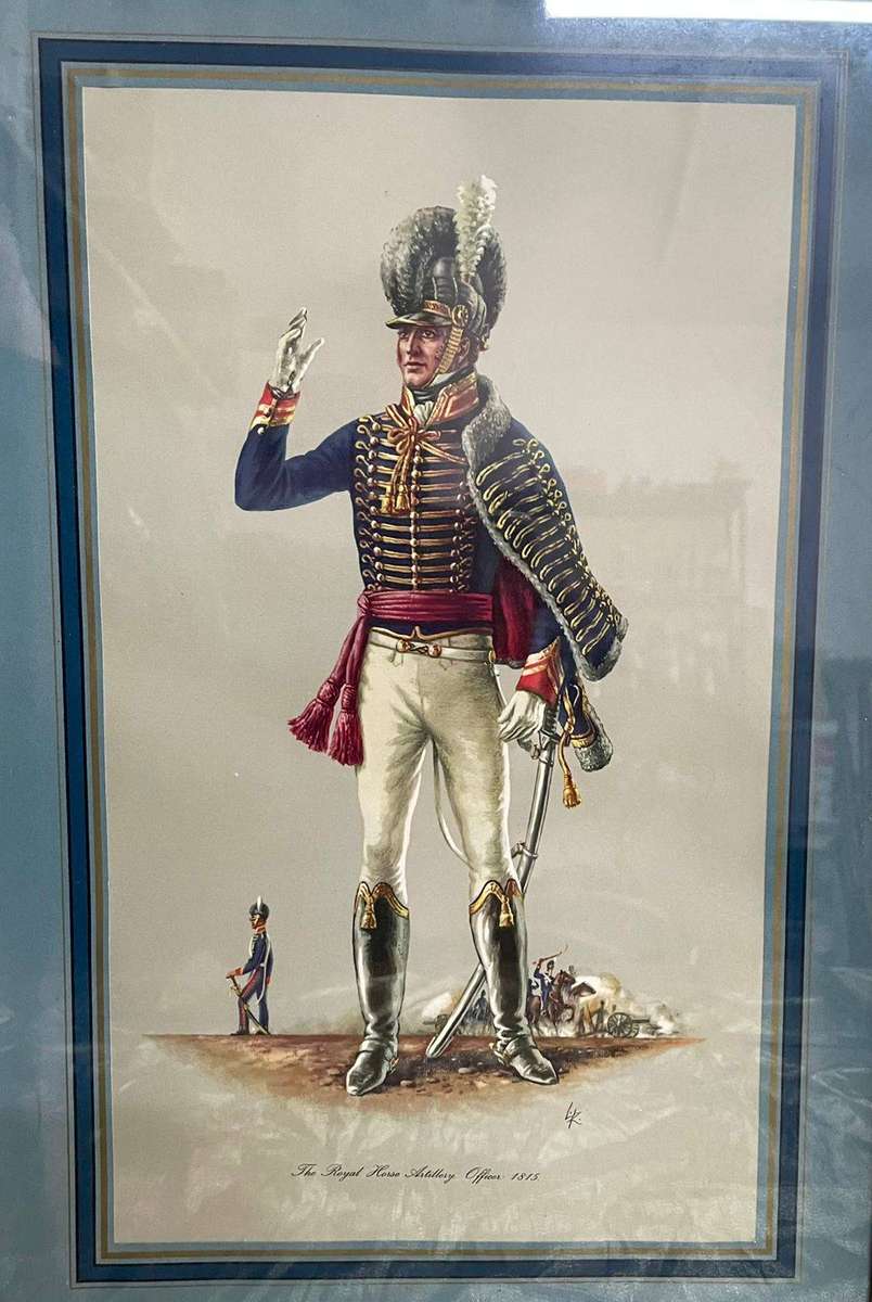 3x Set of Framed  Military Solider Prints