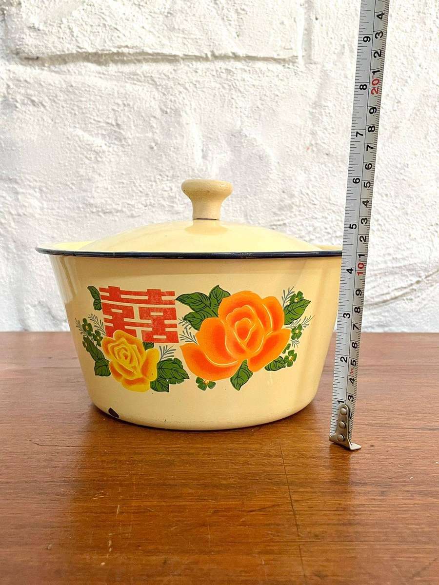 Yellow Enamalware Bowl
