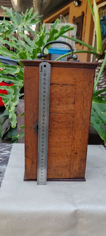 Stunning 19th century Solid brass E.Leitz Wetzlar German Microscope in Box No 24414