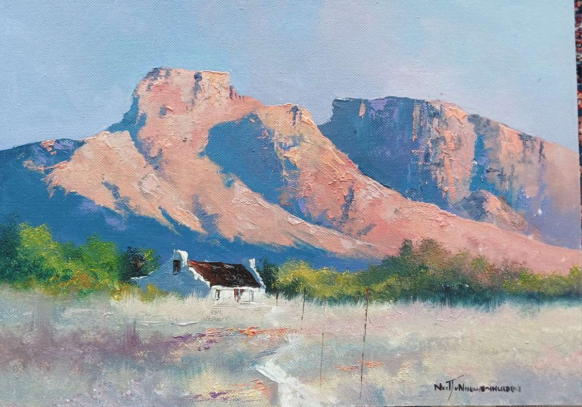 Neil janse Van Nieuwenhuizen Oil on Canvas on Board 35 x 25 cm