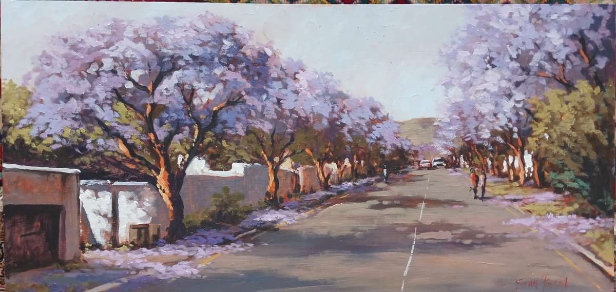 Stan Polson unframed 90 x 45 cm Oil on board