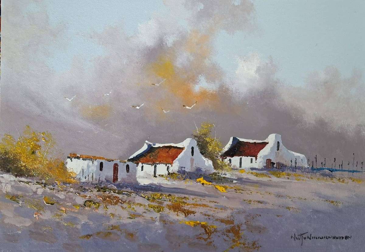 Neil janse Van Nieuwenhuizen Oil on Canvas on Board 35 x 25 cm