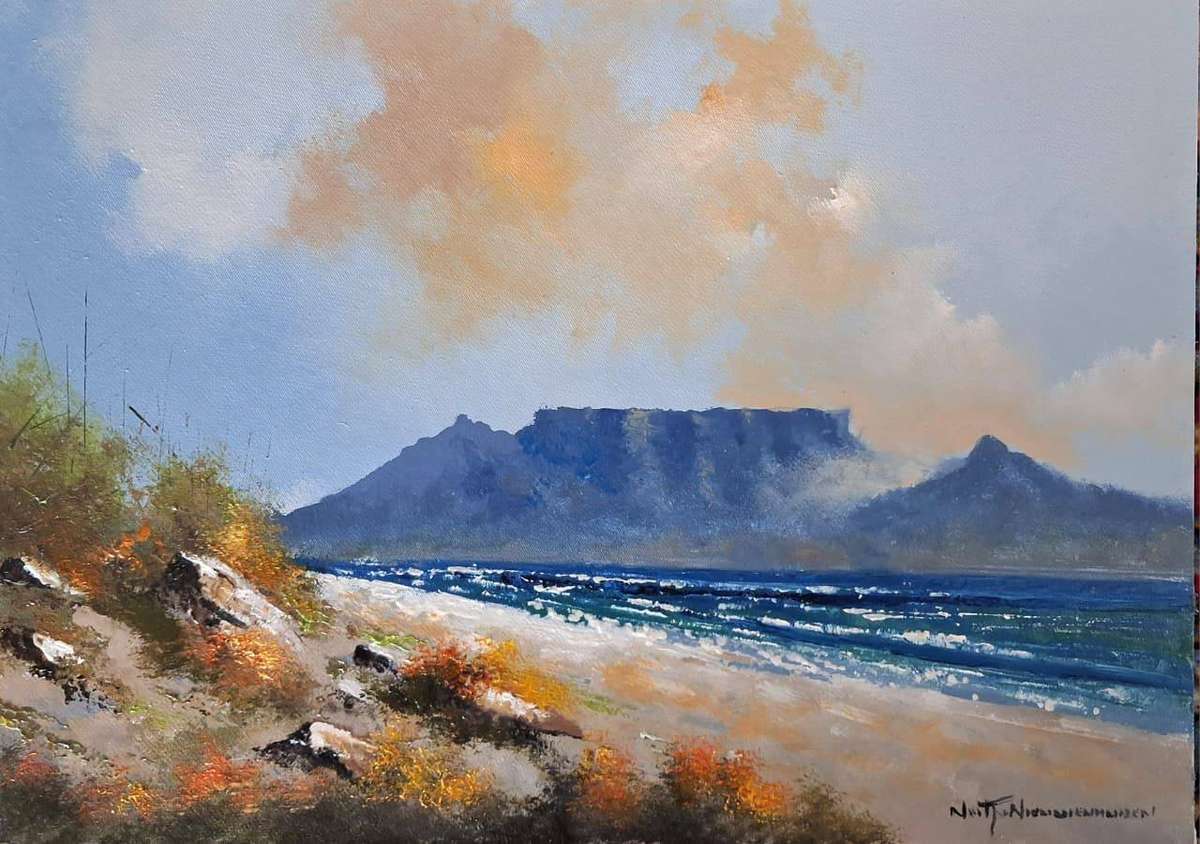 Neil janse Van Nieuwenhuizen Oil on Canvas on Board 35 x 25 cm