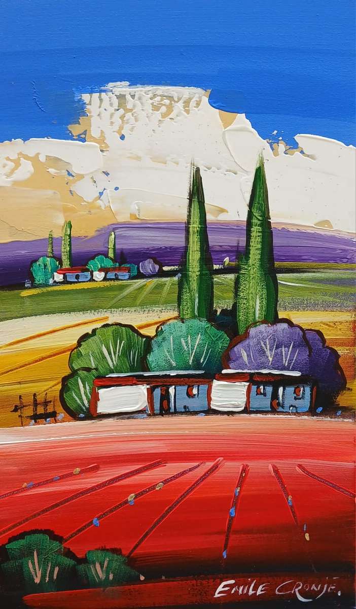 Emile Cronje Unframed 25 x 15 cm