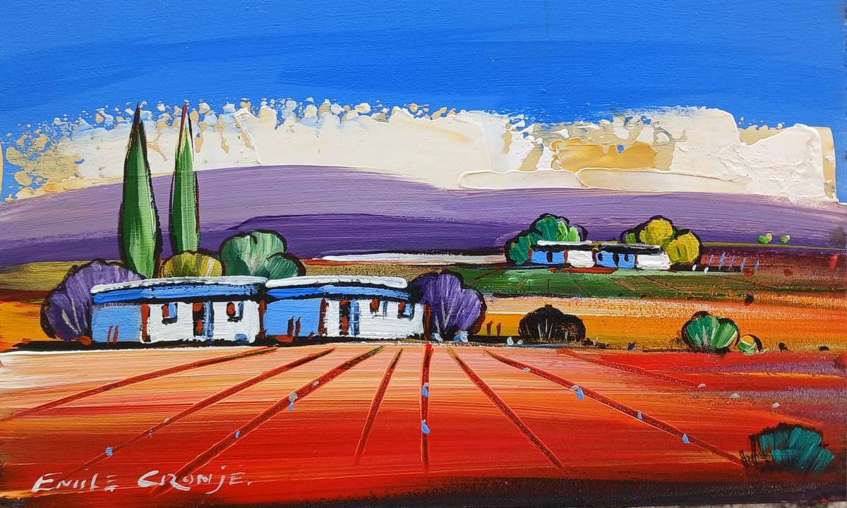 Emile Cronje Unframed 25 x 15 cm