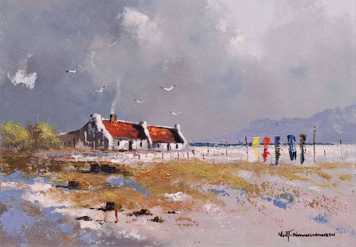 Neil janse Van Nieuwenhuizen Oil on Canvas on Board 35 x 25 cm