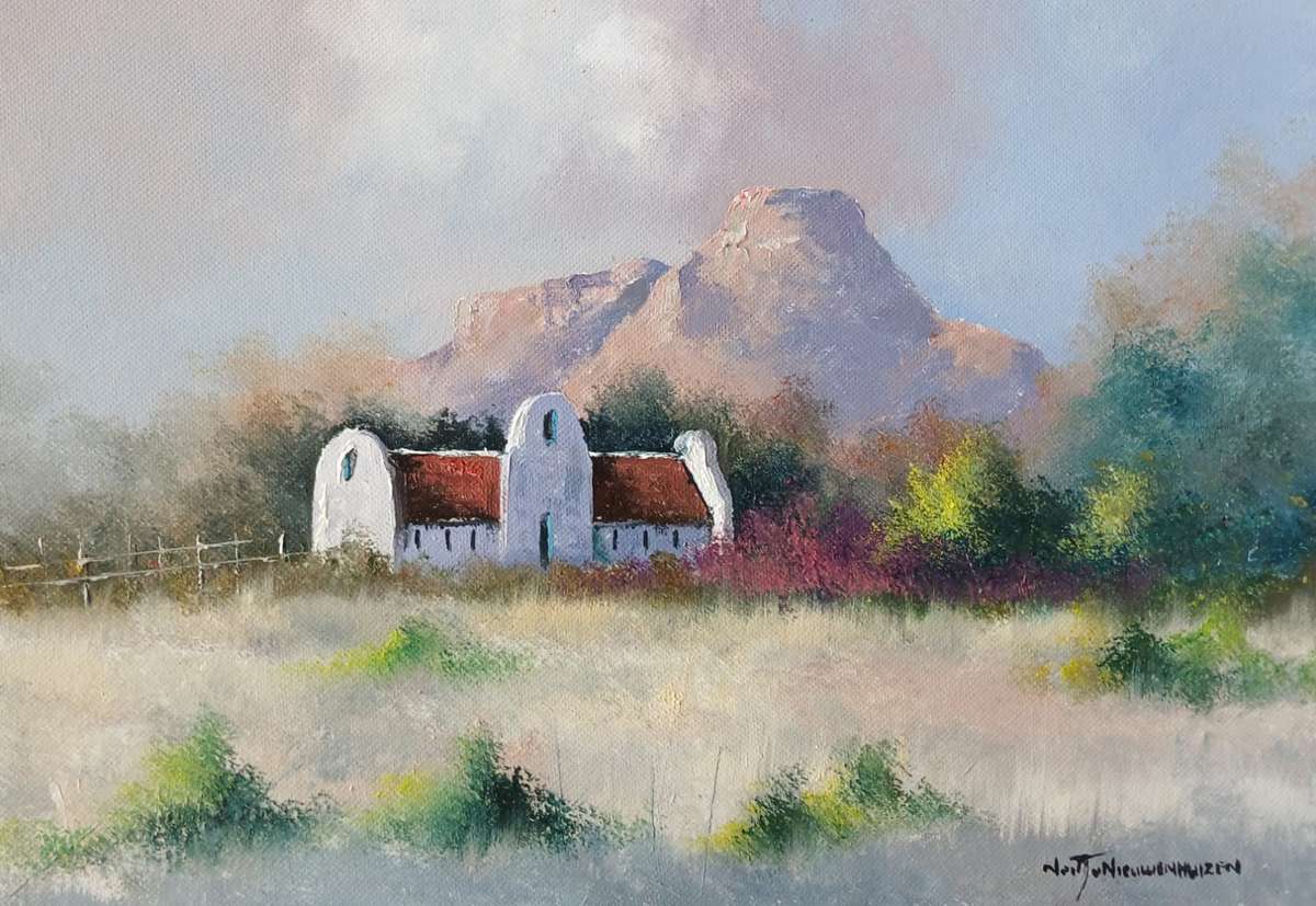 Neil janse Van Nieuwenhuizen Oil on Canvas on Board 35 x 25 cm