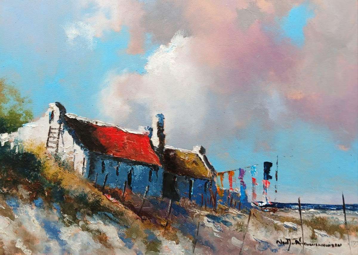 Neil janse Van Nieuwenhuizen Oil on Canvas on Board 35 x 25 cm