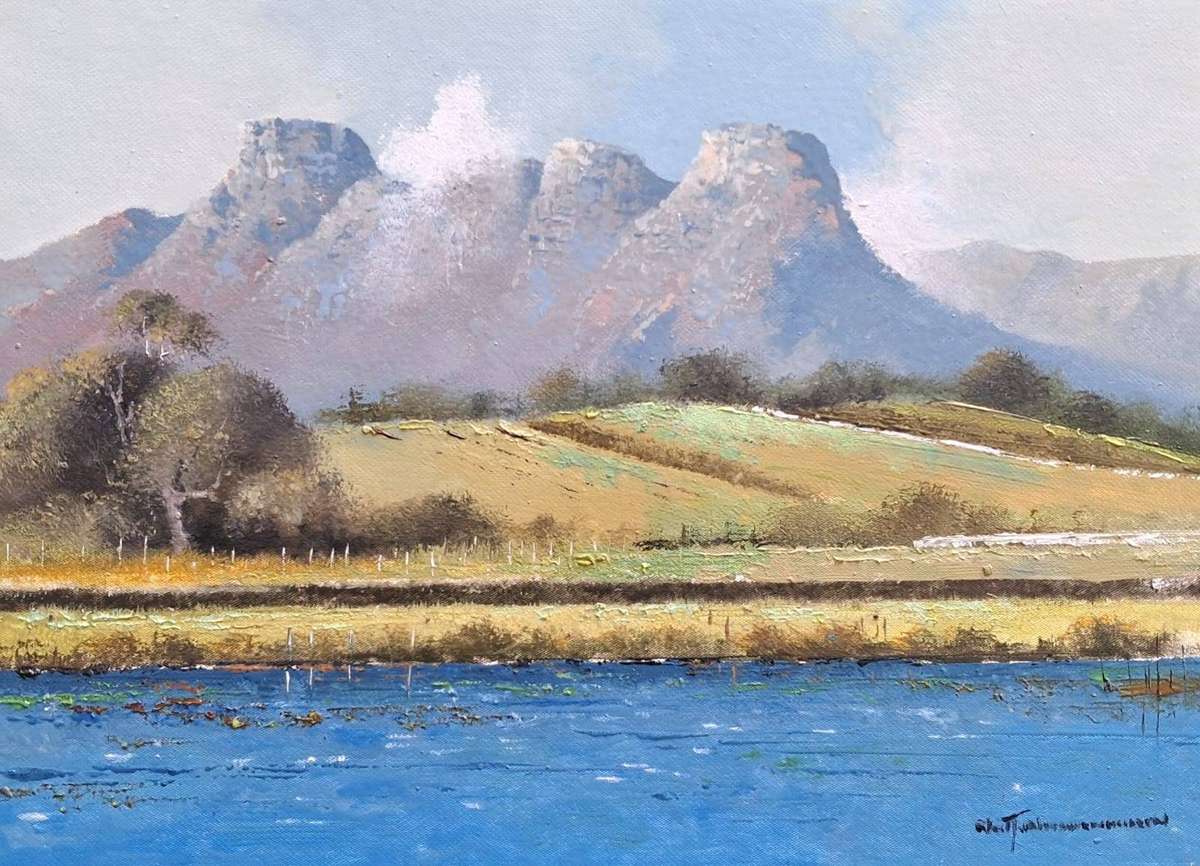 Neil janse Van Nieuwenhuizen Oil on Canvas on Board 35 x 25 cm