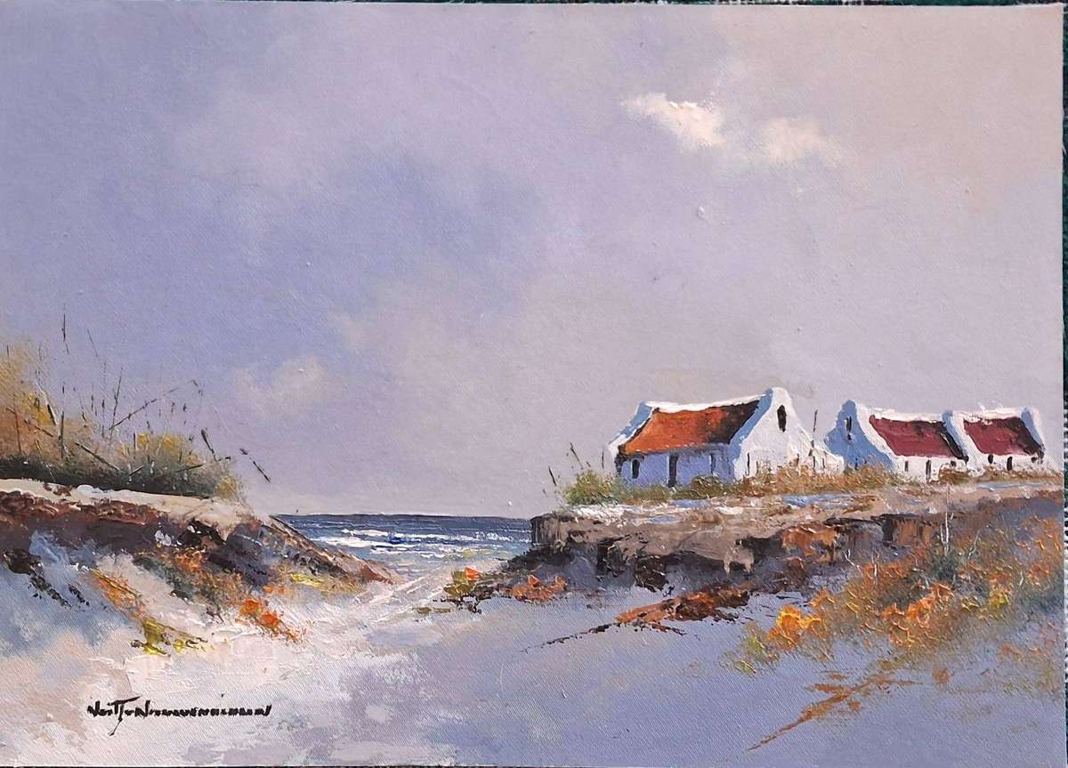 Neil janse Van Nieuwenhuizen Oil on Canvas on Board 35 x 25 cm