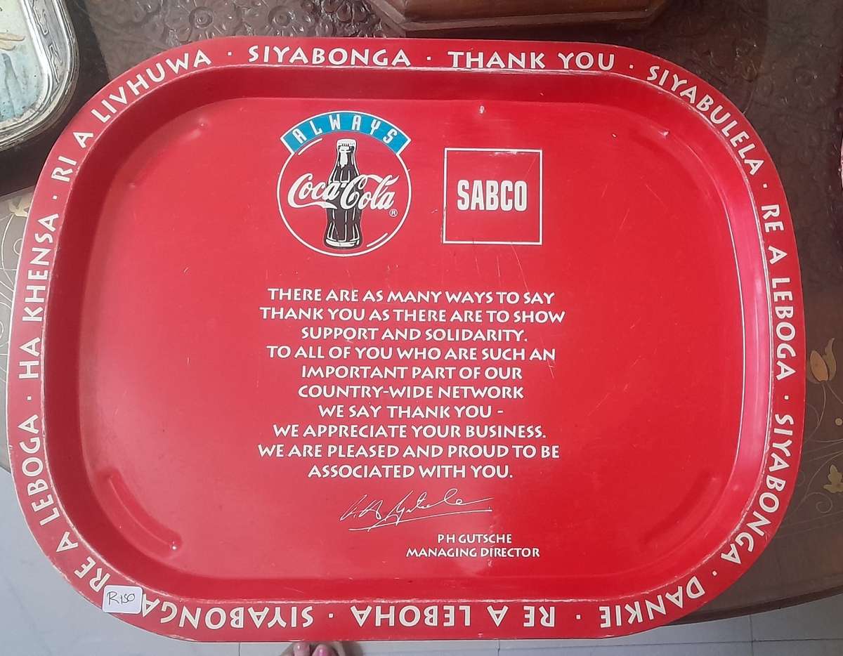 Beautiful Collectable Old Coca Cola Tray.